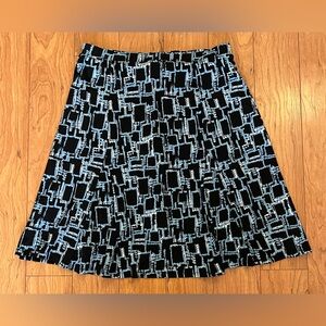 Jaclyn Smith Extra Large Women's Pull On Elastic Waist A Line Midi Skirt Career